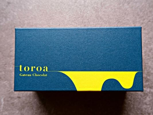 toroaのとろ生ガトーショコラ商品パッケージの箱